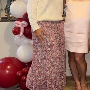 Floral Maxi Skirt